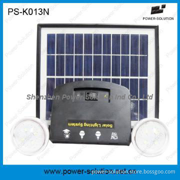 DIY solar emergency lighting system with USB charger